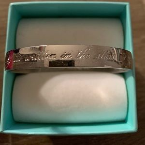 Kate Spade silver bracelet “written in the stars”